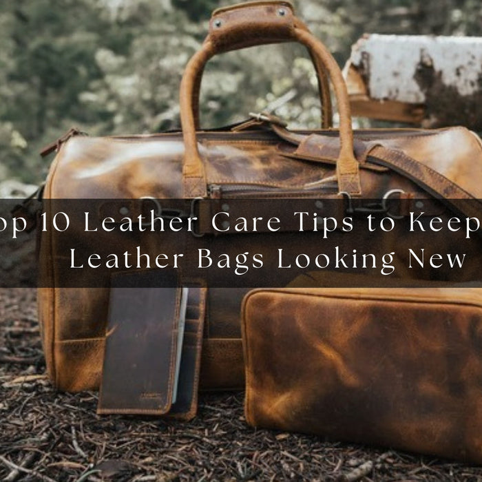 Top 10 Leather Care Tips to Keep Your Leather Bags Looking New