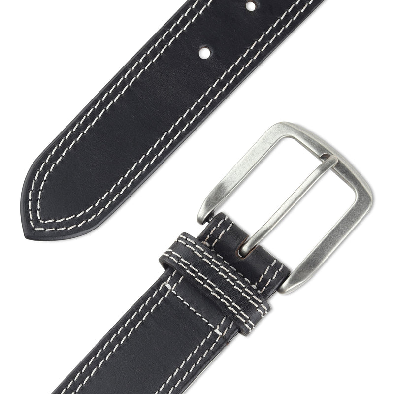 Midnight Ranger Black Leather Belt