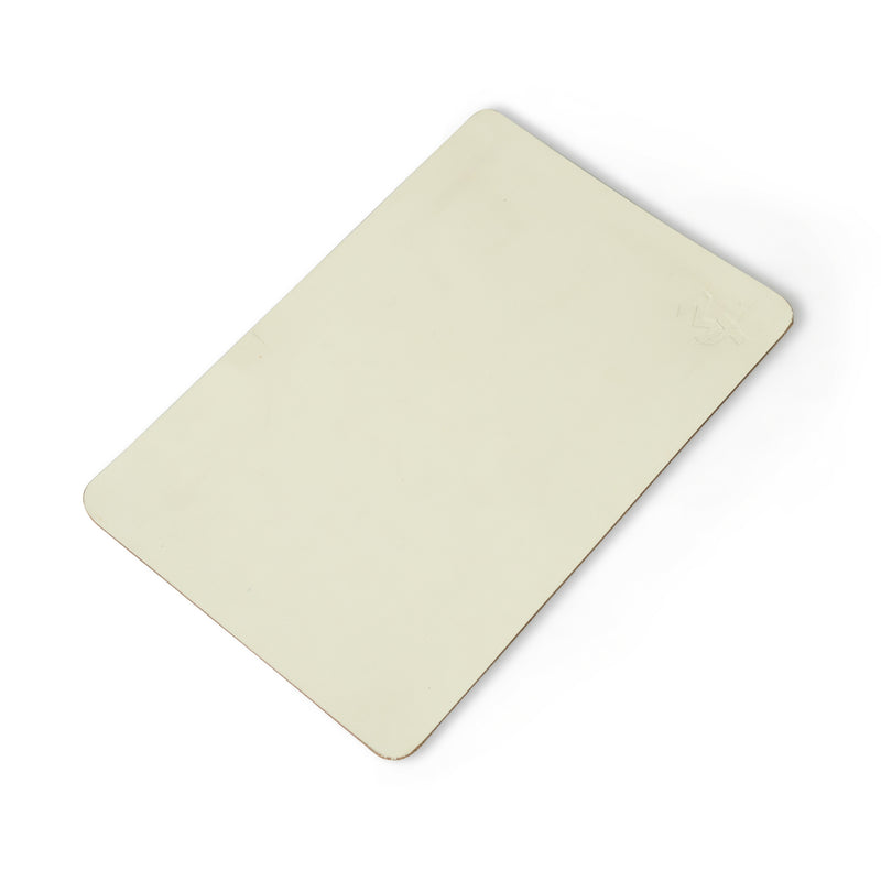 Ivory Elegance Leather Desk Mat + Mouse Pad