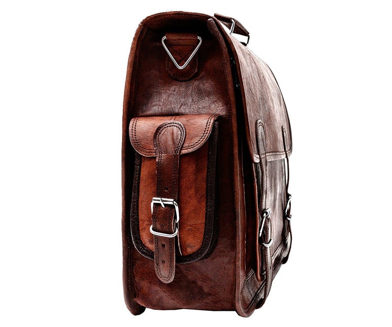 Vintage Computer Leather Bag