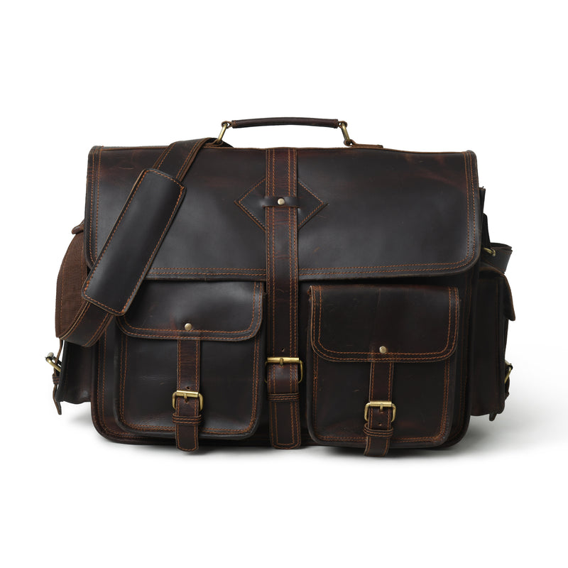 Midnight Buffalo Retro Briefcase