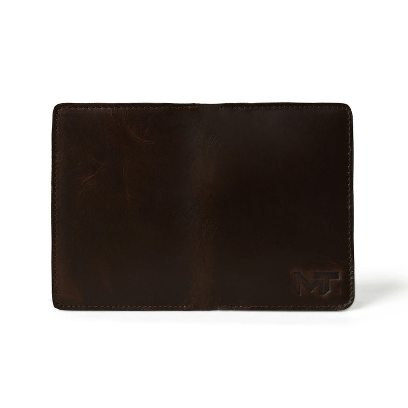 PassportPlus Leather Cover- Dark brown