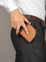 full-grain leather wallet