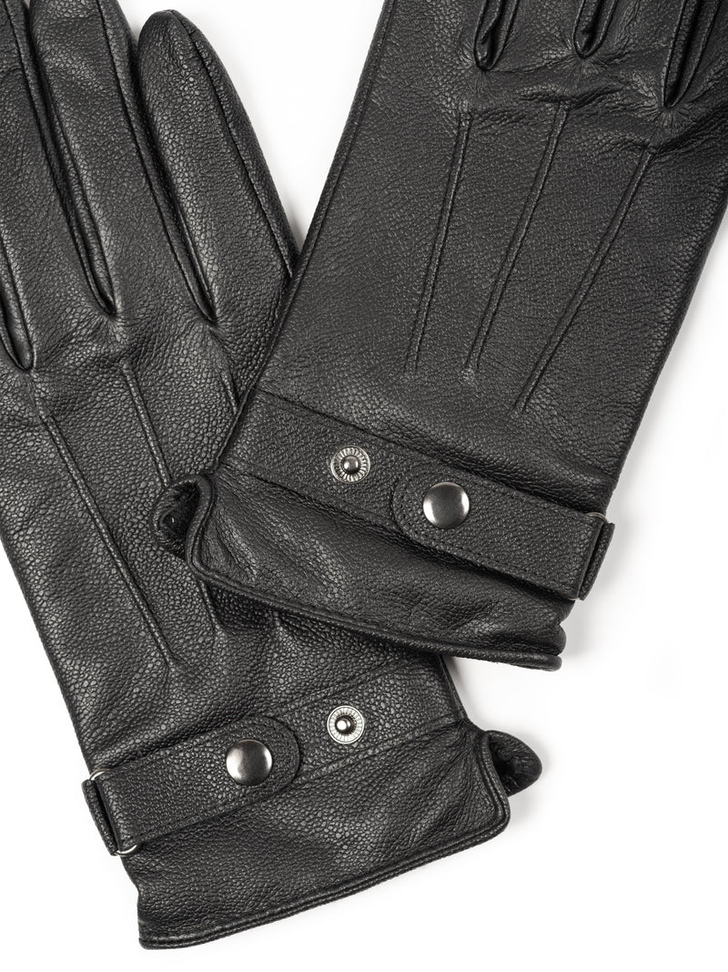 Biker-Lederhandschuhe - Touch Button