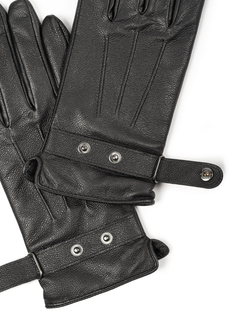 Biker-Lederhandschuhe - Touch Button