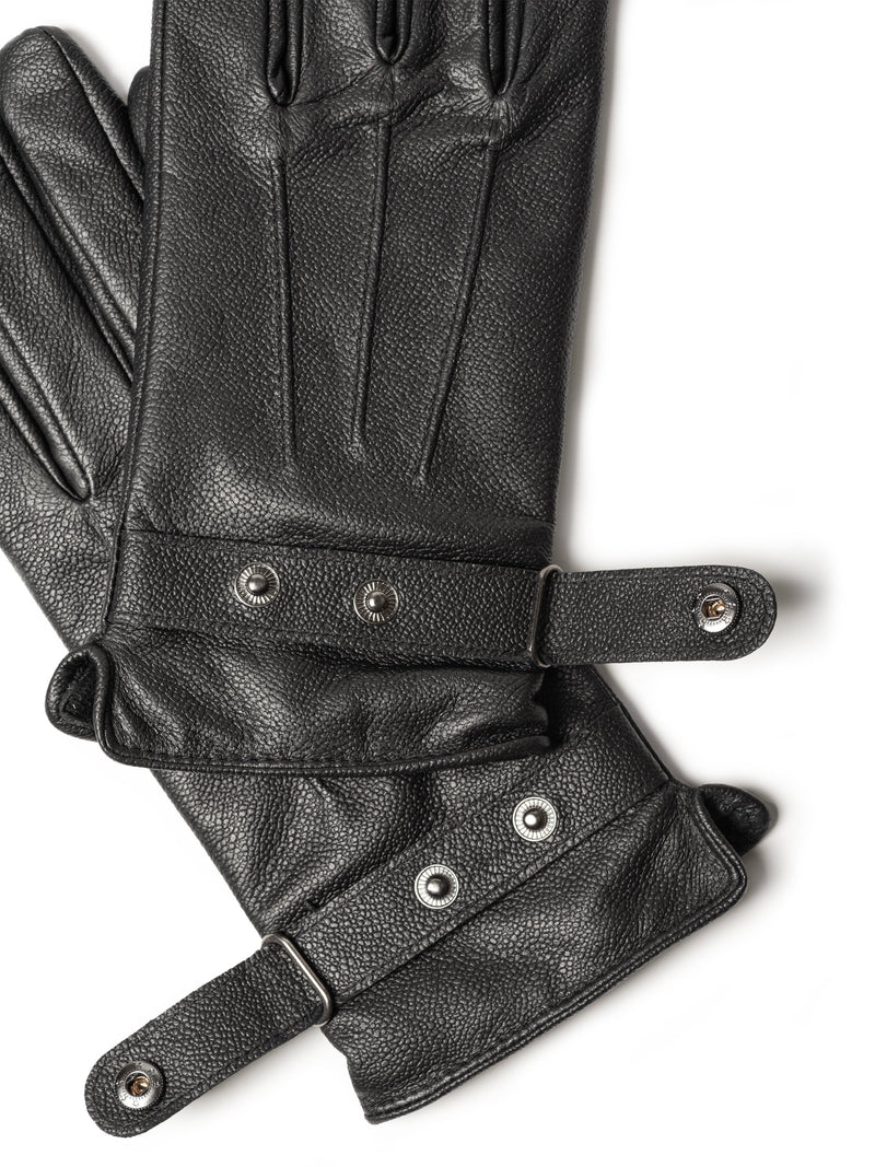 Biker-Lederhandschuhe - Touch Button