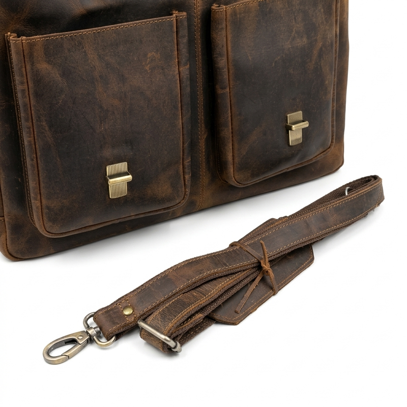 Full Grain Leather Briefcase