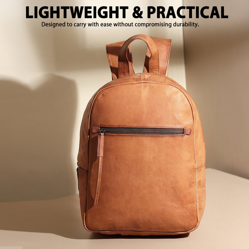 Urban Lite Leather Backpack