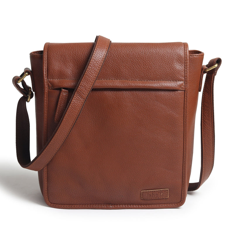 Leather Crossbody Bag for Travel Work