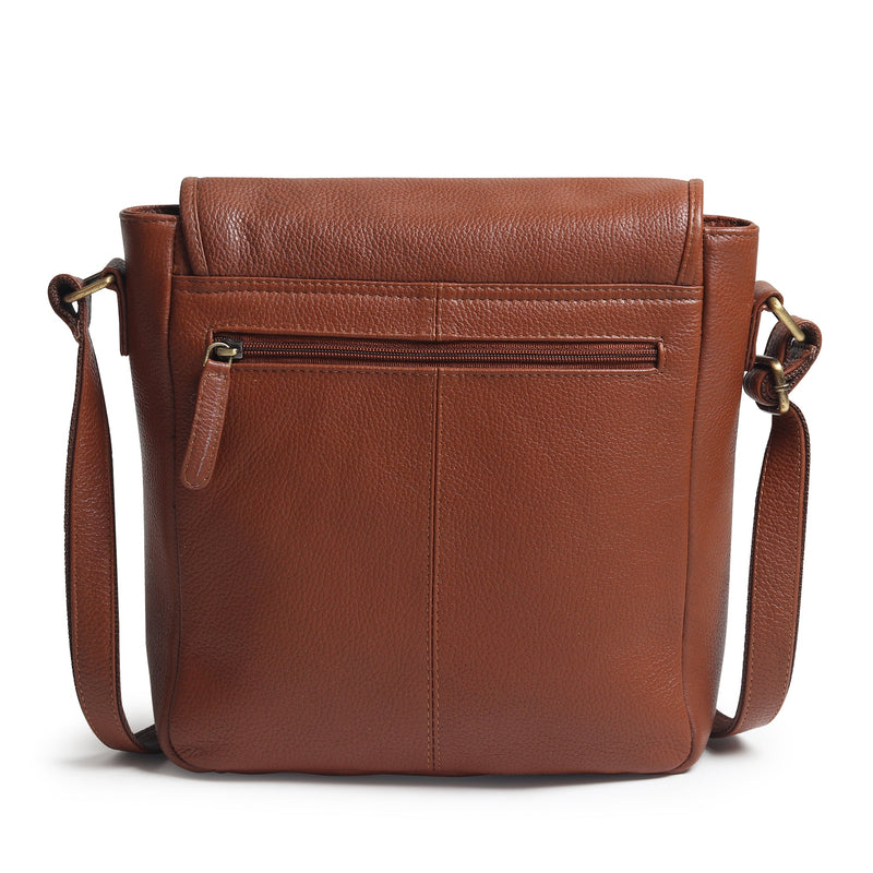 Leather Crossbody Bag for Travel Work