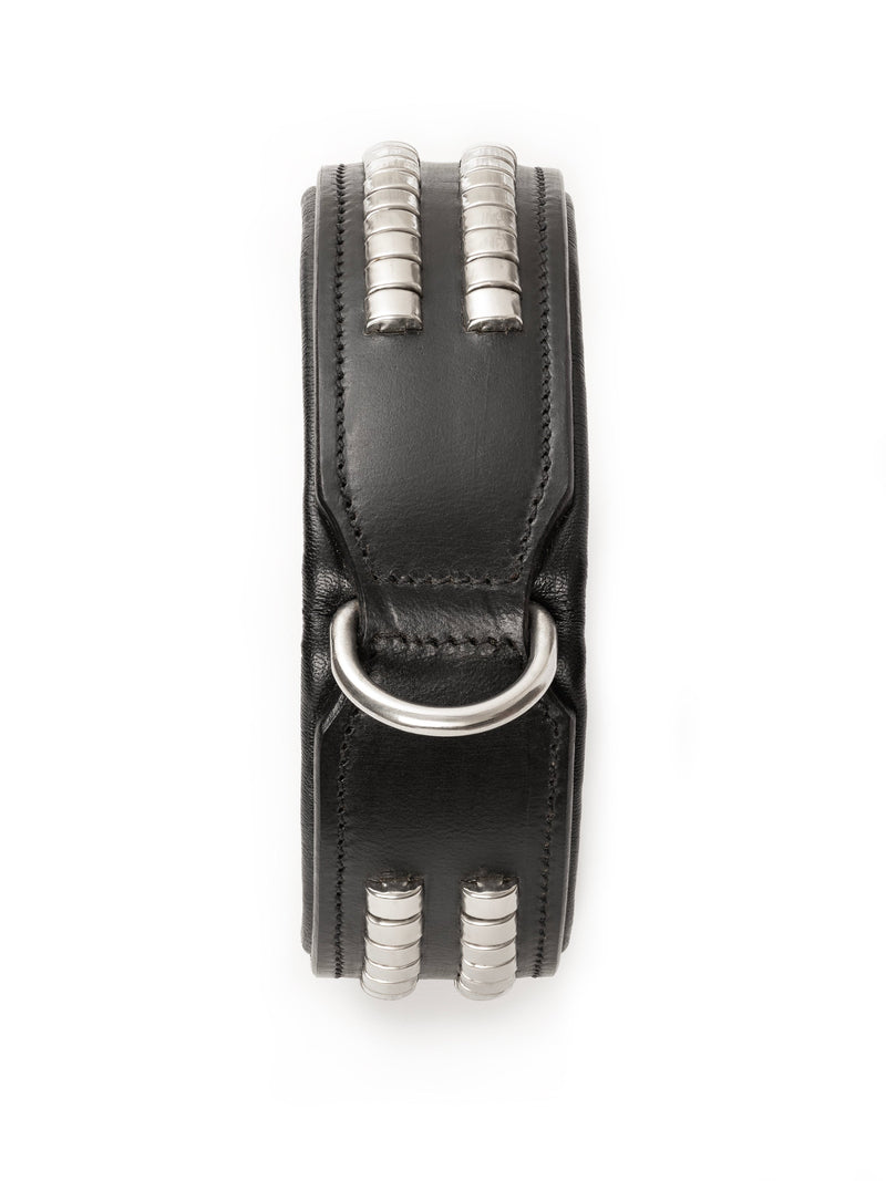 Leather Collar with Designer Studs