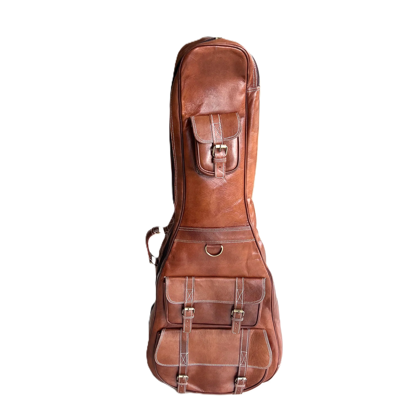 Personalized Leather Guitar Case