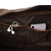 leather duffle bag