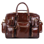 brown leather laptop briefcase bag online in USA