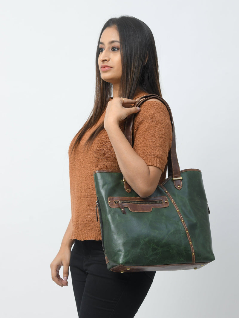 The Riley Handbag- Green