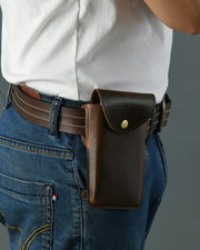 Mobile Holster Case- Dark Brown