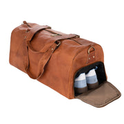leather duffle bag for men