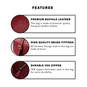 best leather duffle bag