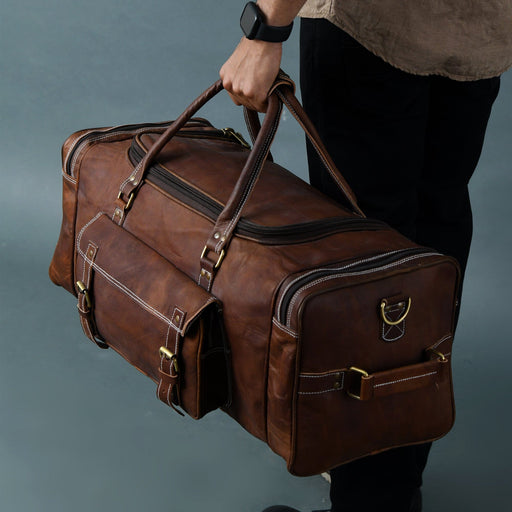 Leather Weekender Bag